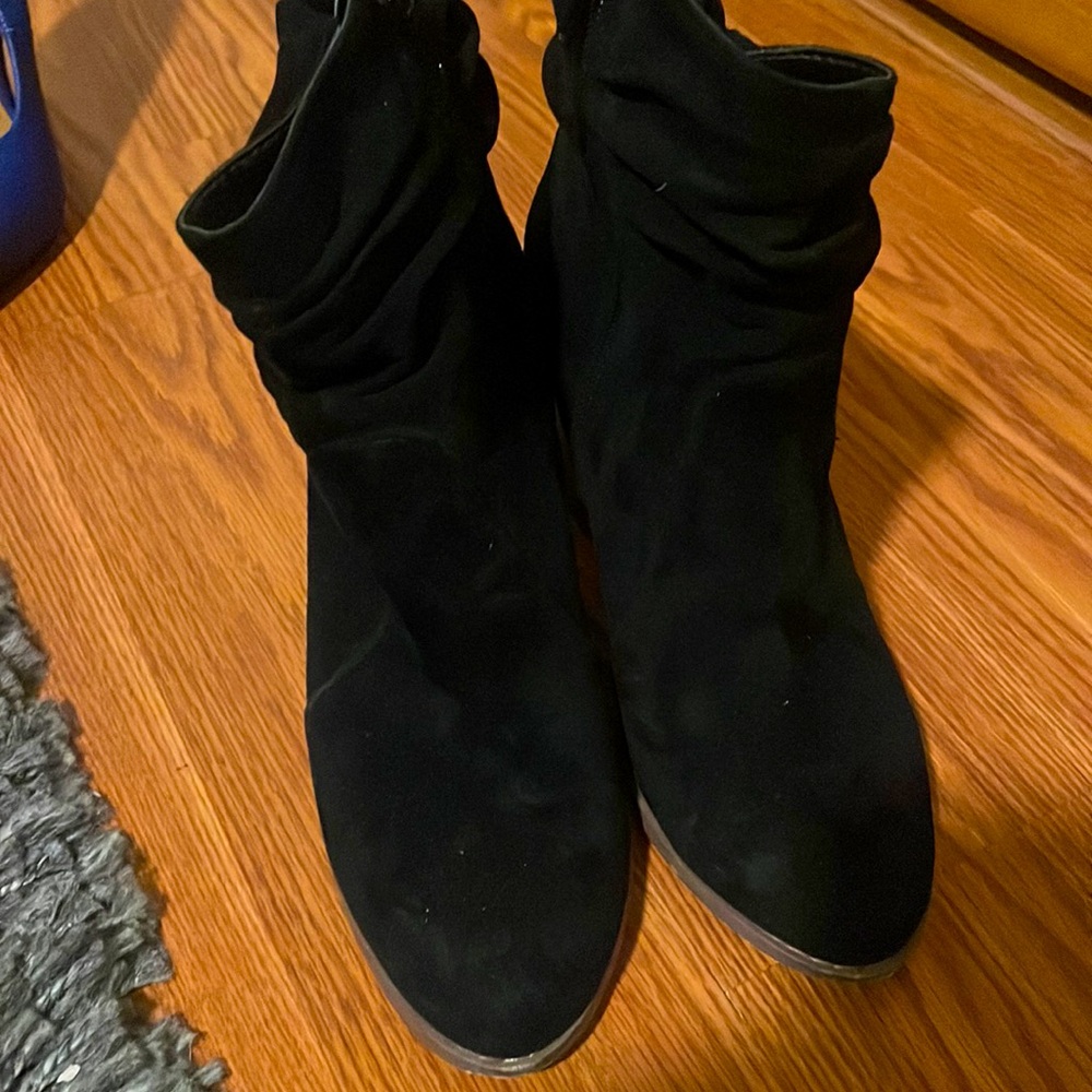 Black ankle boots